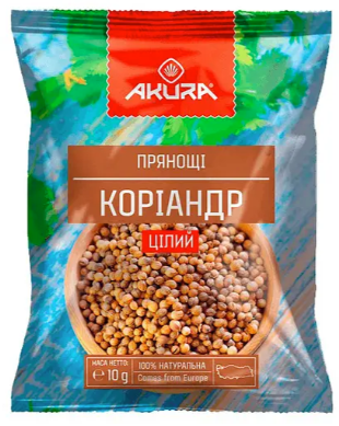 Коріандр Akura горошком 10 г